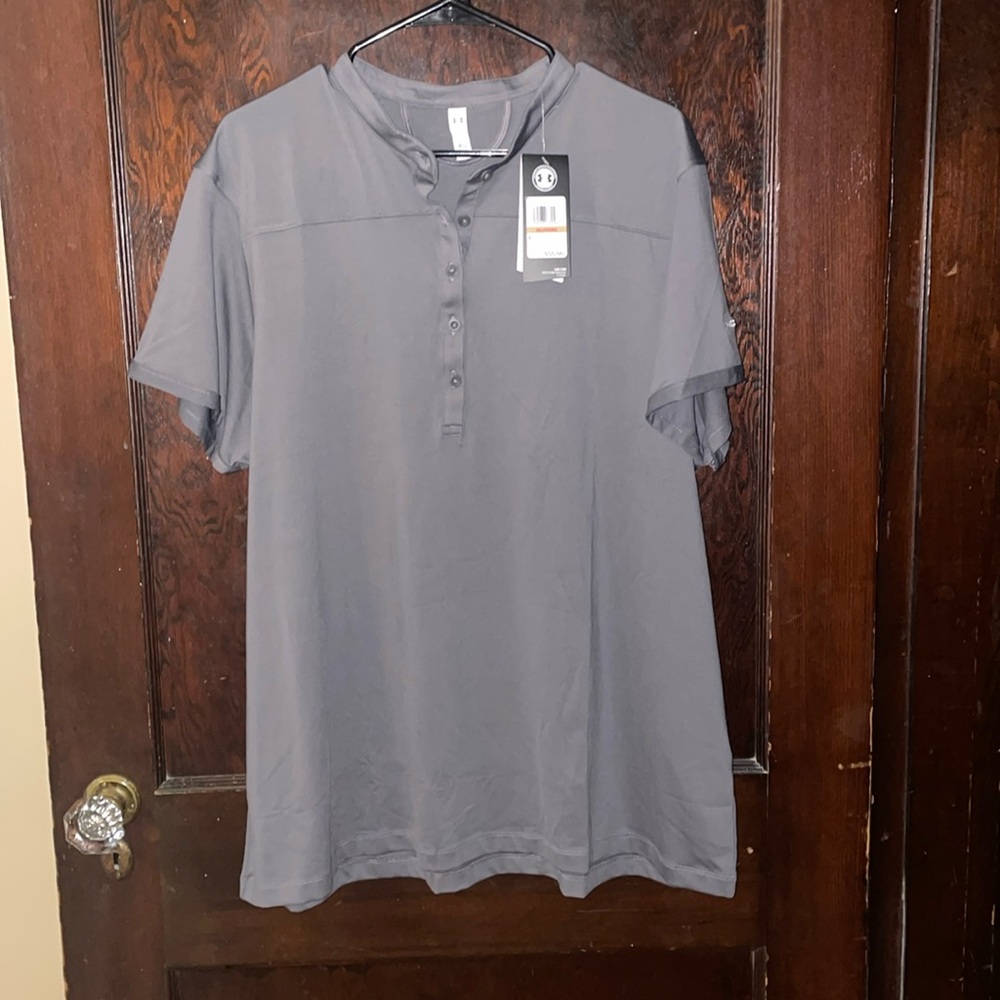 NWT Under Armour 3x gray Heat Gear shirt